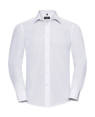 Tailored Poplin Shirt LS, white