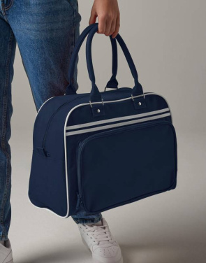 Retro Bowling Bag, black/white – Bagbase (2)