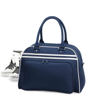 Retro Bowling Bag, French navy/white – Bagbase (4)
