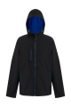 Navigate 2-Layer Hooded Softshell Jacket, Black/New Royal