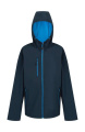 Navigate 2-Layer Hooded Softshell Jacket, navy/French blue
