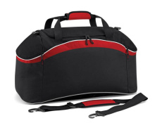 Teamwear Holdall, Black/Classic Red/White