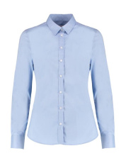 Women's Tailored Fit Stretch Oxford Shirt LS, light blue