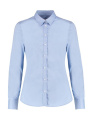 Women's Tailored Fit Stretch Oxford Shirt LS, light blue