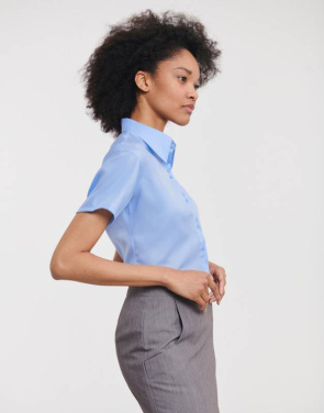 Ladies' Ultimate Non-iron Shirt, Bright Sky – Russell Collection (3)