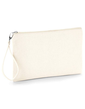 Canvas Wristlet Pouch, natural/black – Westford Mill (4)