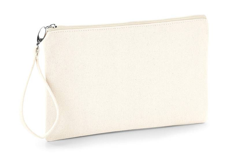 Canvas Wristlet Pouch, natural/natural – Westford Mill (1)
