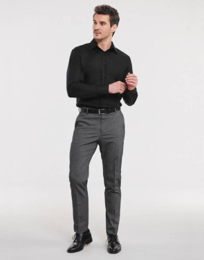 Tailored Ultimate Non-iron Shirt LS, Bright Sky – Russell Collection (4)