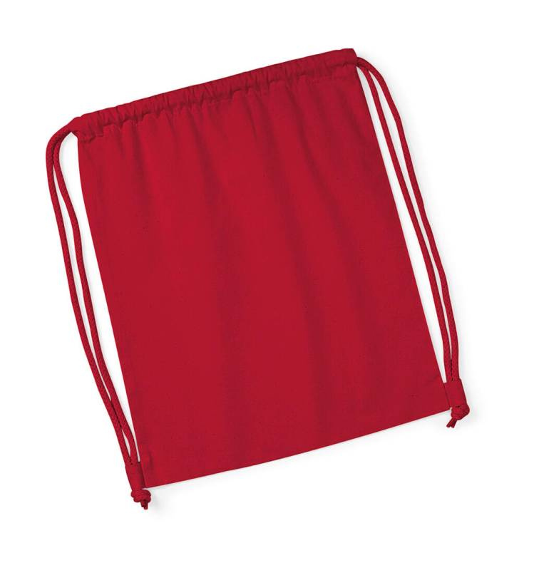 Organic Premium Cotton Gymsac, Classic Red – Westford Mill (1)