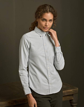 Ladies Perfect Oxford Shirt, navy – Tee Jays (2)
