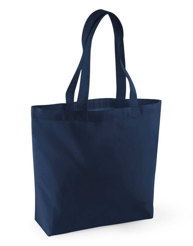 Organic Cotton Shopper, navy – Westford Mill (1)