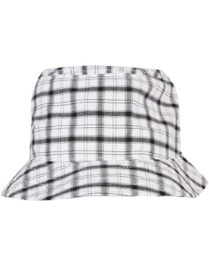 Check Bucket Hat, black/grey – Flexfit (3)