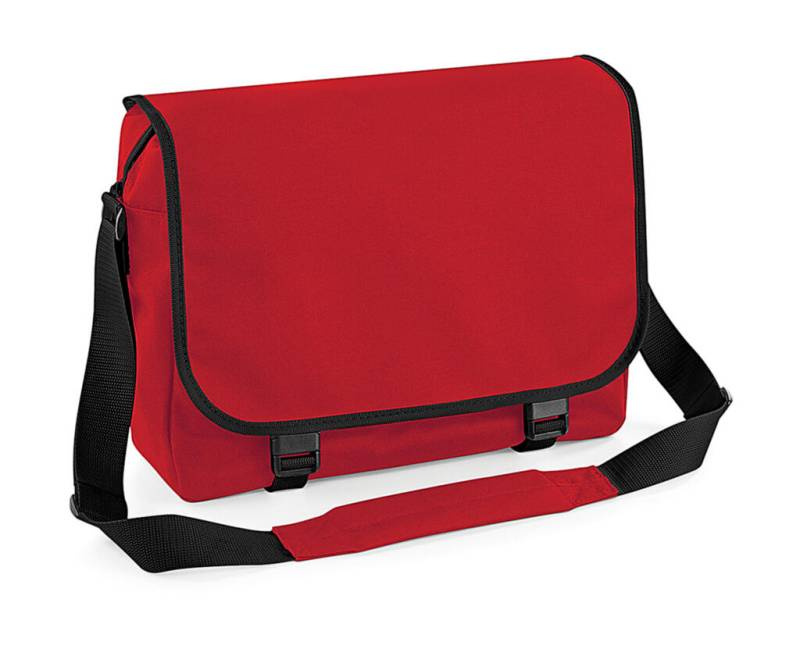 Messenger Bag, Classic Red – Bagbase (1)