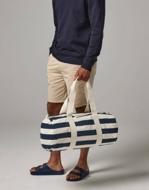 Nautical Barrel Bag, natural/grey – Westford Mill (3)