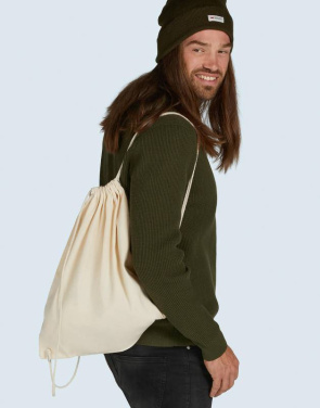 Baby Canvas Cotton Drawstring Backpack, natural – SG Accessories - BAGS (3)