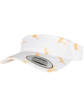Batik Dye Curved Visor Cap, orange/white – Flexfit (2)