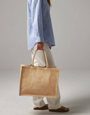 Shimmer Jute Shopper, natural/gold – Westford Mill (3)