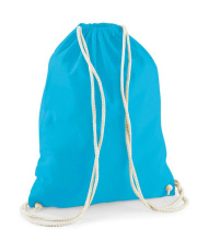 Cotton Gymsac, Surf Blue