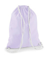 Cotton Gymsac, Lavender/White