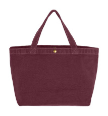 Small Canvas Shopper, Tawny Port
