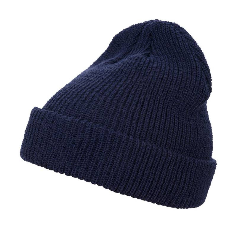 Long Knit Beanie, navy – Flexfit (1)