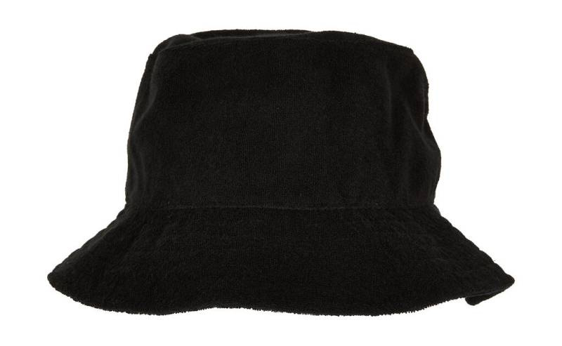 Frottee Bucket Hat, black – Flexfit (1)