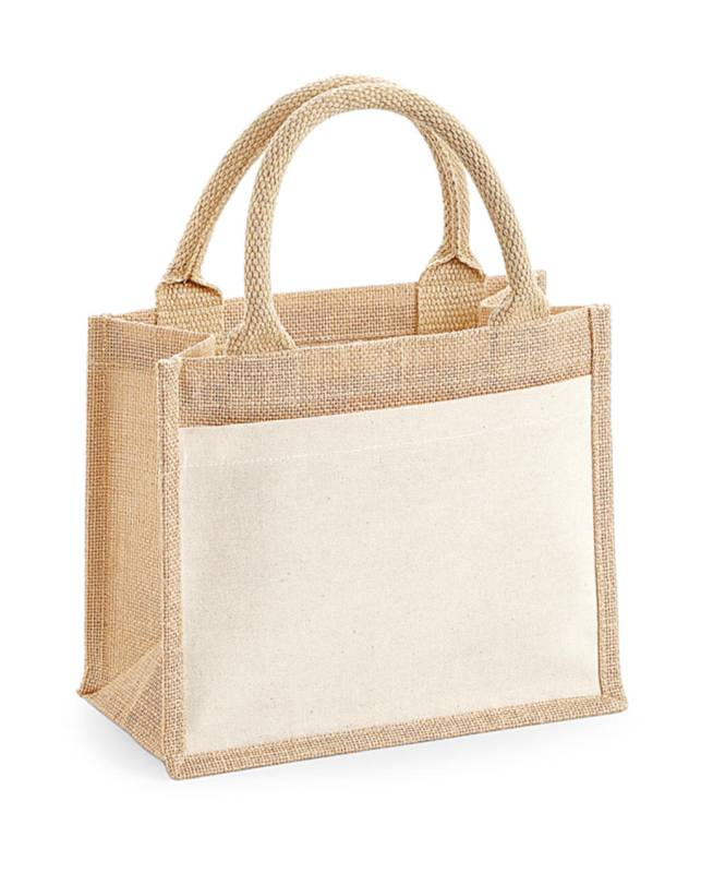 Cotton Pocket Jute Gift Bag, natural – Westford Mill (1)