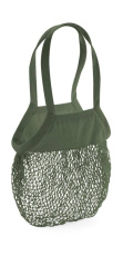 Organic Cotton Mesh Grocery Bag, Olive Green