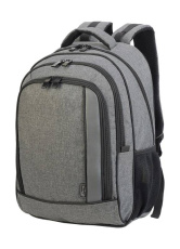 Frankfurt Smart Laptop Backpack, grey melange/black