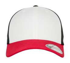 3-Tone Flexfit Cap, red/white/black