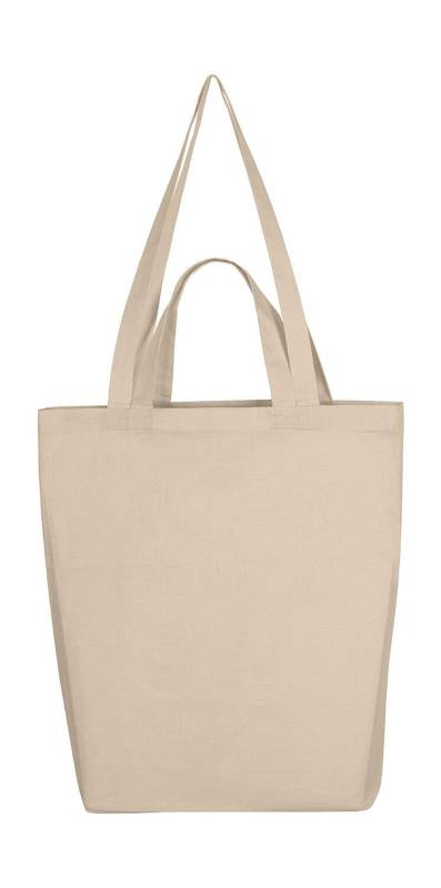 Double Handle Gusset Bag, natural – SG Accessories - BAGS (1)
