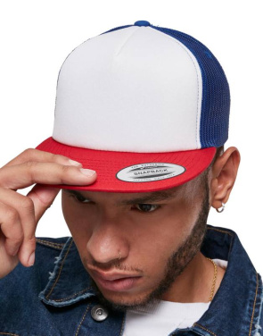 Foam Trucker with White Front, black/white/red – Flexfit (4)