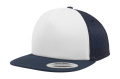 Foam Trucker with White Front, navy/white/navy