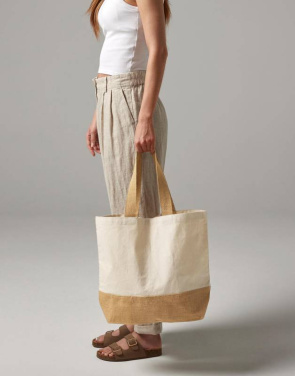 Jute Base Canvas Tote, natural – Westford Mill (3)