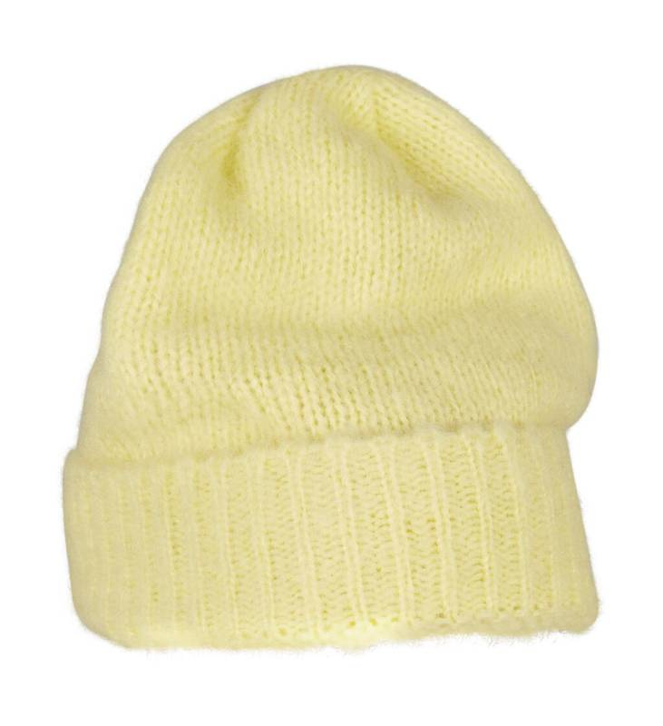 Soft Acrylic Beanie, yellow – Flexfit (1)