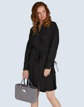Pocket Felt Shopper, grey melange – SG Accessories - BAGS (3)