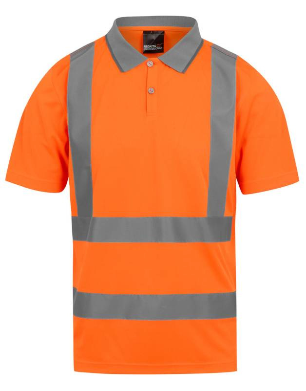 Pro Hi-Vis Polo, orange – Regatta High Visibility (1)