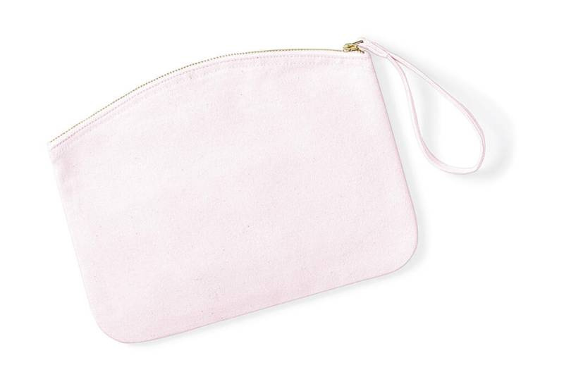 EarthAware™ Organic Spring Wristlet, Pastel Pink – Westford Mill (1)