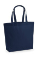 Premium Cotton Maxi Tote, French navy
