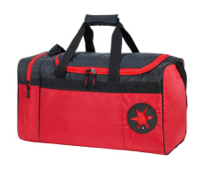 Cannes Sports/Overnight Bag, red/black