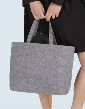 Large Felt Shopper, grey melange – SG Accessories - BAGS (2)