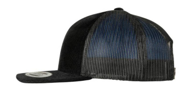 Corduroy Retro Trucker, black – Flexfit (3)