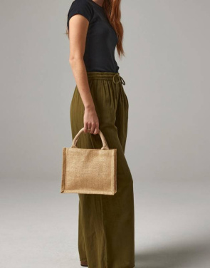 Shimmer Jute Mini Gift Bag, natural/gold – Westford Mill (3)