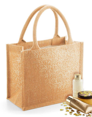 Shimmer Jute Mini Gift Bag, natural/gold – Westford Mill (4)