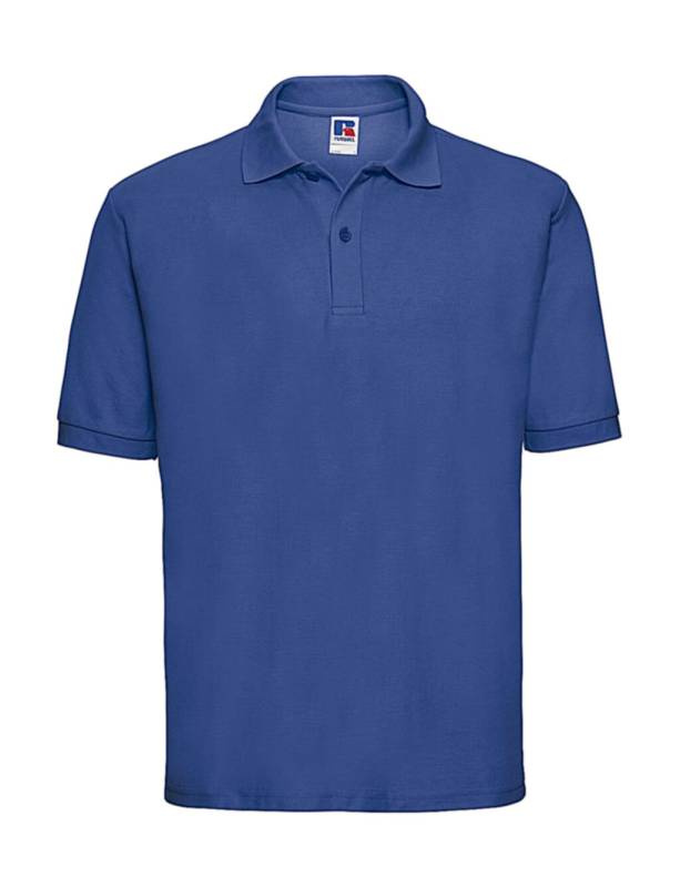 Men's Classic Polycotton Polo, bright royal blue – Russell Athletic (1)