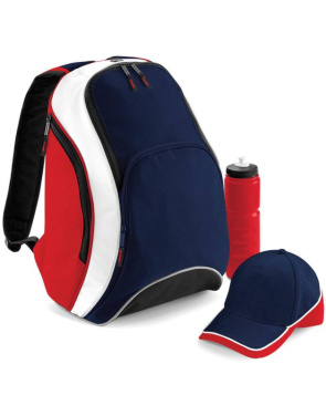 Teamwear Backpack, Classic Red/Black/White – Bagbase (2)