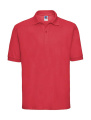 Men's Classic Polycotton Polo, Bright Red