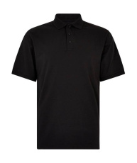 Regular Fit Superwash® 60º Jersey Polo, black
