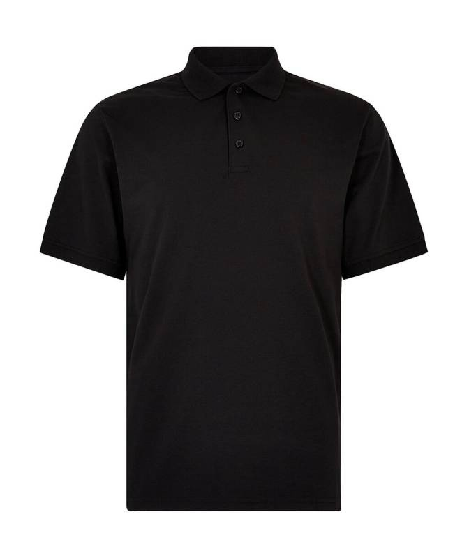 Regular Fit Superwash® 60º Jersey Polo, black – Kustom Kit (1)