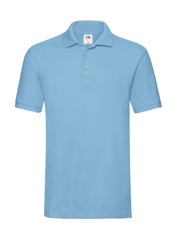 Premium Polo, sky blue – Fruit of the Loom (1)